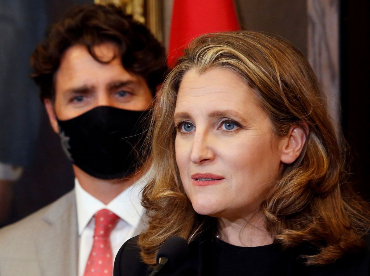BOOM, Trudeau Reversal Motive Surfaces – Canadian Banking Association Was Approved by World Economic Forum To Lead the Digital ID Creation  Chrystia-Freeland-Trudeau