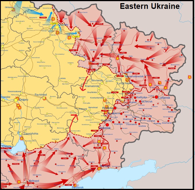 Ukraine Map Russian Sucess 1 April 28 2022