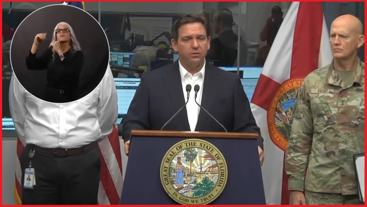 Florida Governor Ron DeSantis Gives Update on Hurricane Ian Precautions ...