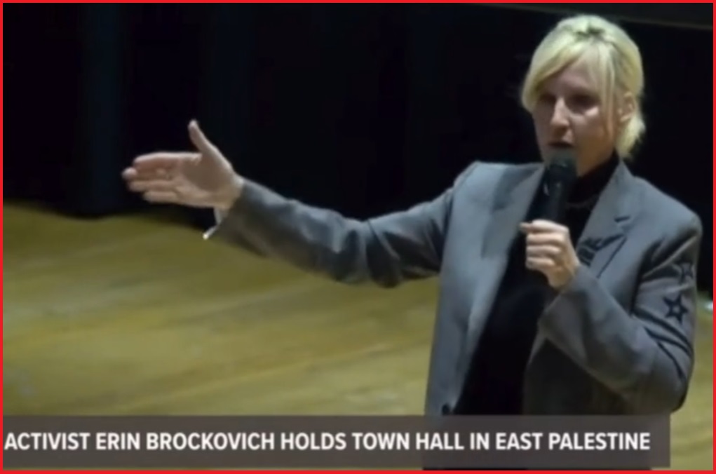 Erin Brockovich East Palestine Ohio