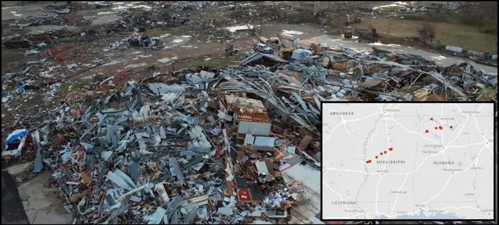 Deadly Tornado Hits Mississippi Late Friday Night - Early Reports of at ...