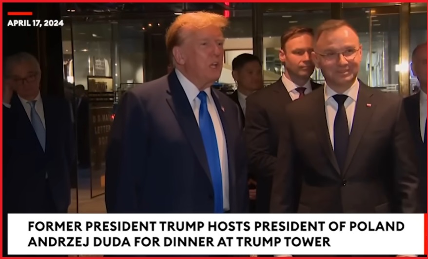 NextImg:Taking Care of Business - President Trump Meets with Poland President Andrzej Duda in Trump Tower for Dinner - The Last Refuge