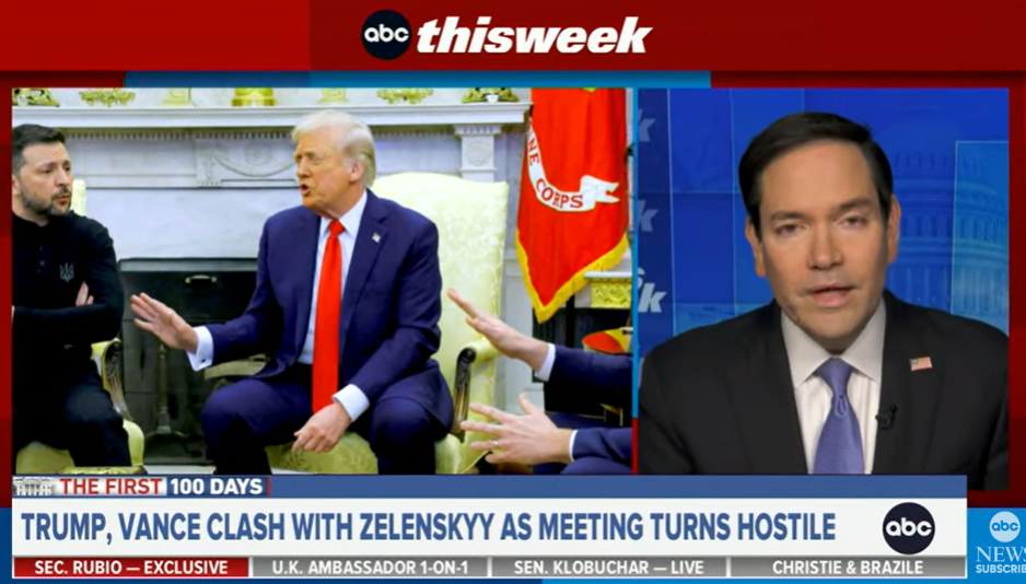 NextImg:Sunday Talks: Secretary of State Marco Rubio Outlines Reality of Peace Deal Zelenskyy Refutes - The Last Refuge