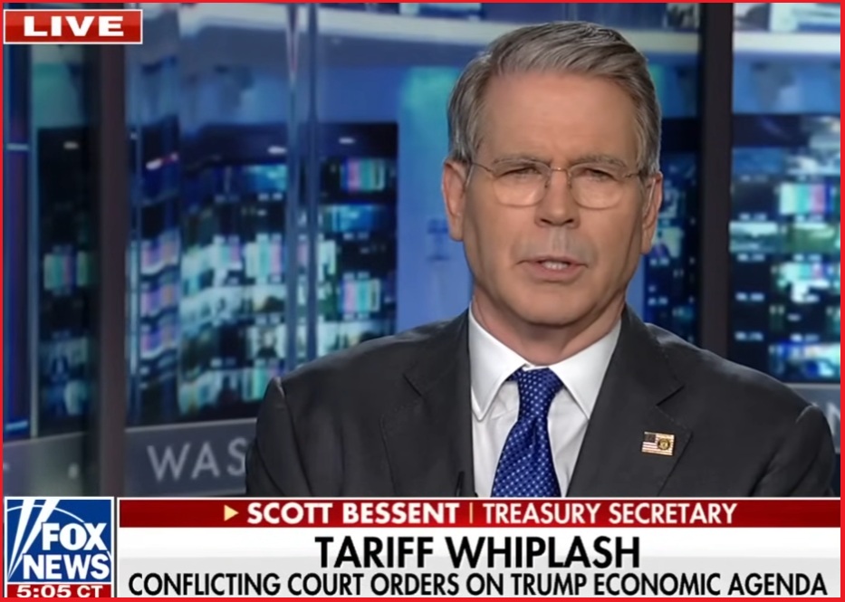 NextImg:Treasury Secretary Scott Bessent Contrasts Ridiculous Intervention of Trade Court Against Congressional Approval of President Trump Tariffs - The Last Refuge