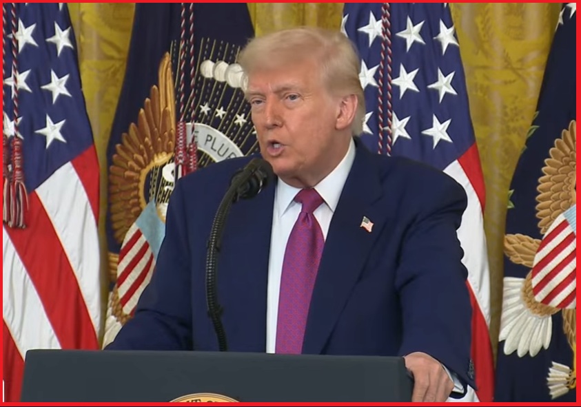 NextImg:President Trump Takes Questions from Media Following Auto Bills to Remove - The Last Refuge