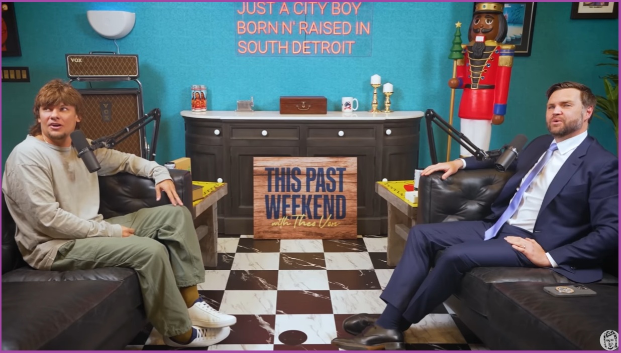 NextImg:Vice President JD Vance Appears with Theo Von at the Moment Musk and Trump Blewout - The Last Refuge