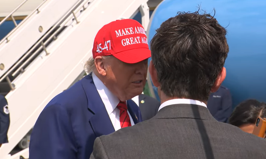 NextImg:President Trump Impromptu Presser From Tarmac in Morristown, New Jersey - The Last Refuge