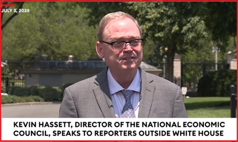 White House NEC Director Kevin Hassett Gives Overview of BBB Economic