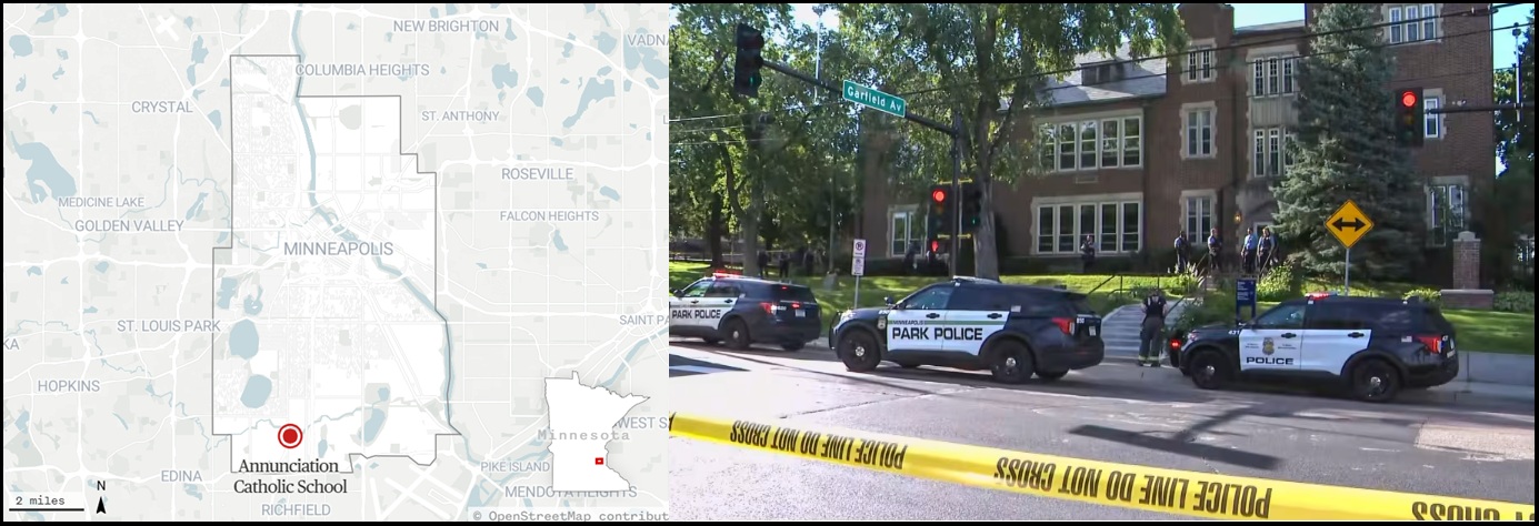 NextImg:Mass Shooting - 20 Student Victims During Catholic School Mass in Minneapolis, Minnesota - Shooter Dressed in Black Dead of Self-Inflicted Gunshot - The Last Refuge