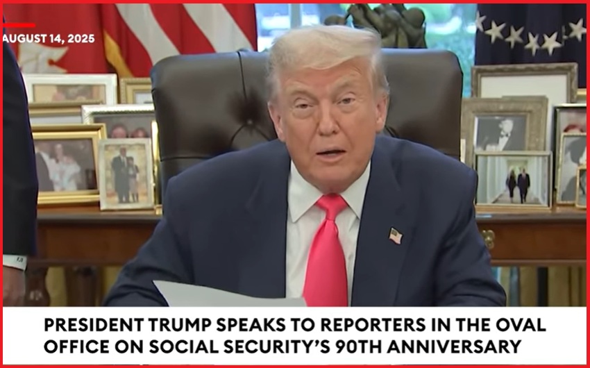 NextImg:President Trump Holds Oval Office Press Availability Before Heading to Alaska for a Summit With President Vladimir Putin - The Last Refuge