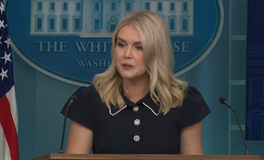 NextImg:Press Secretary Karoline Leavitt Holds a Press Conference - The Last Refuge
