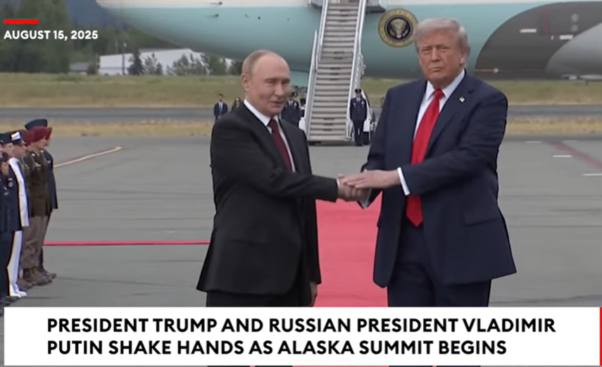 NextImg:Serious Men - President Trump Greets President Vladimir Putin - The Last Refuge