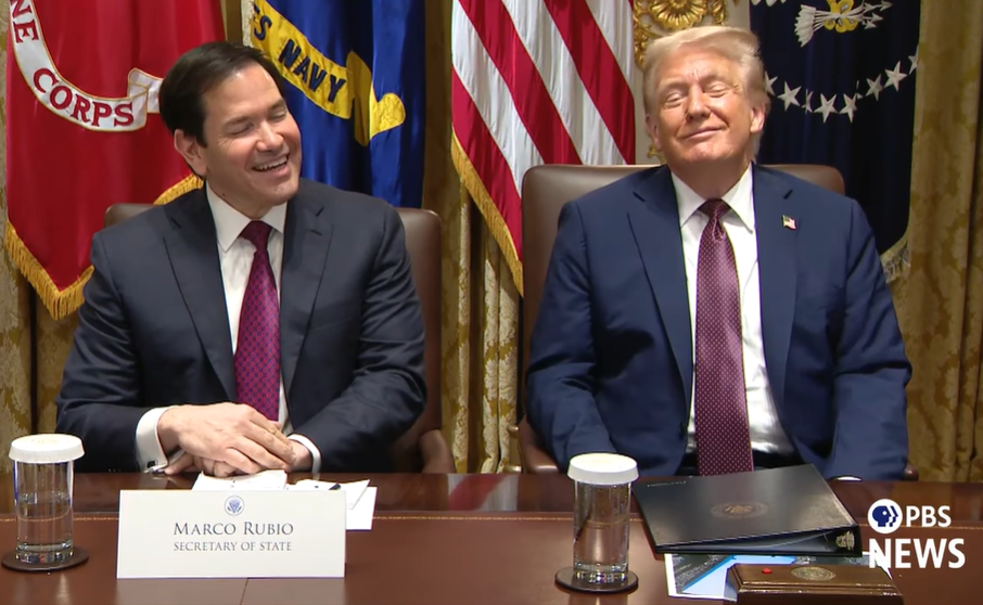 NextImg:Secretary of State Marco Rubio Makes Everyone Laugh During Cabinet Meeting - The Last Refuge