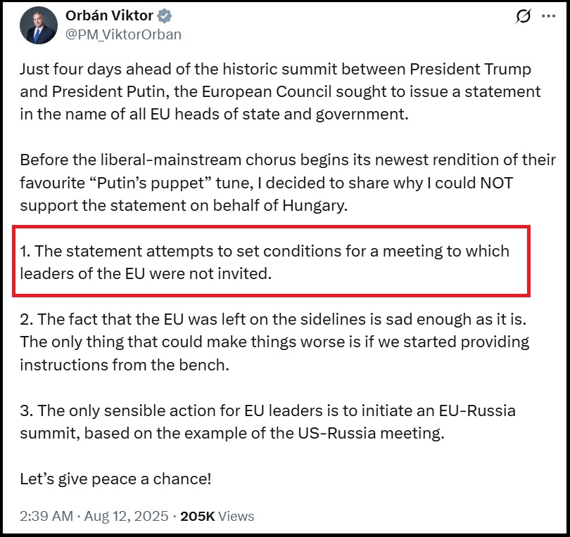 NextImg:Hungarian Prime Minister Viktor Orban Tells EU Leaders to Sit Down and Let Trump Work - The Last Refuge