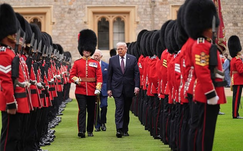 NextImg:The Eagle Has Landed - President Trump and First Lady Melania Arrive at Windsor Estate for U.K State Visit - The Last Refuge