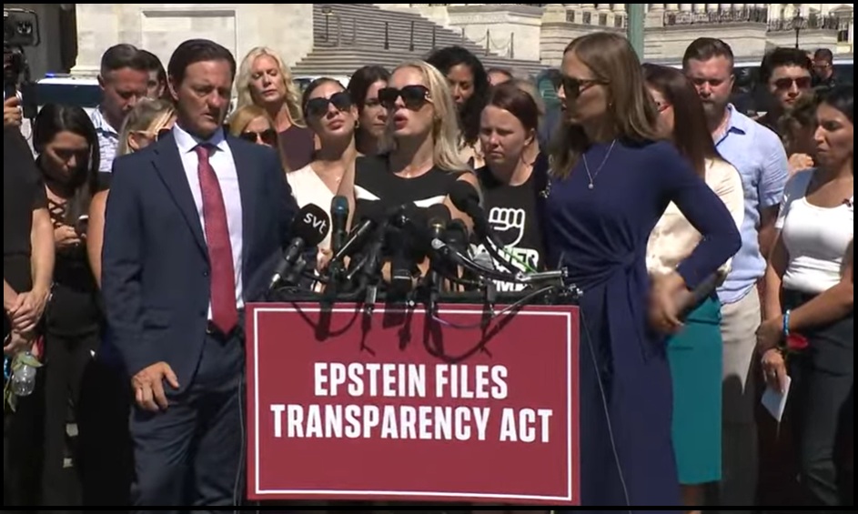 NextImg:Epstein Victims Hold a Strange Press Conference in Washington, DC - The Last Refuge