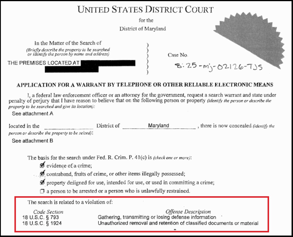 NextImg:Details of Bolton Search Warrant Revealed as Warrant is Unsealed - The Last Refuge