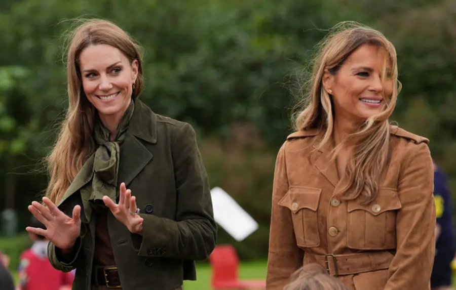 NextImg:The Princess of Wales and First Lady Melania Trump Spend Time Together - The Last Refuge