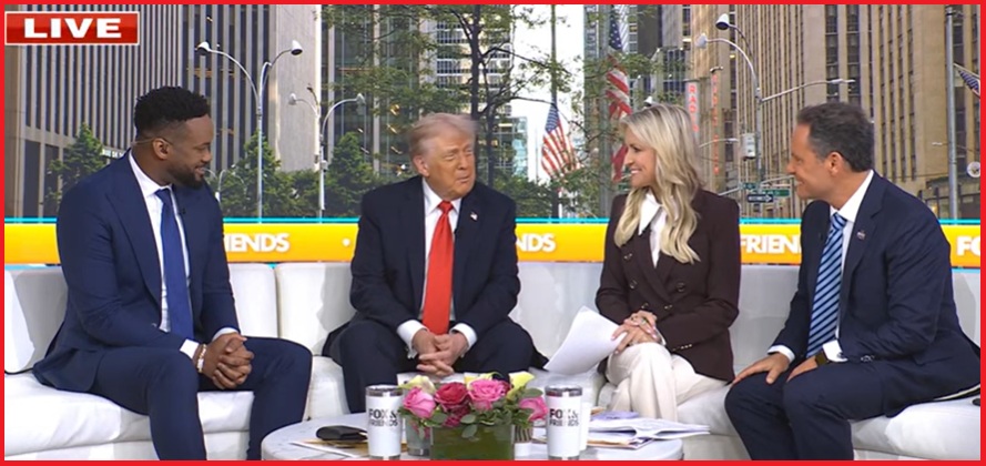 NextImg:President Trump Discusses National Impact of Charlie Kirk Assassination During Lengthy Interview - The Last Refuge