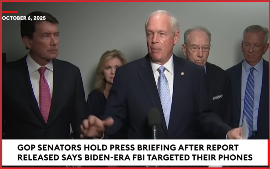 NextImg:Republican Senators React to Evidence of FBI Conducting Political Surveillance Through "Arctic Frost" - The Last Refuge