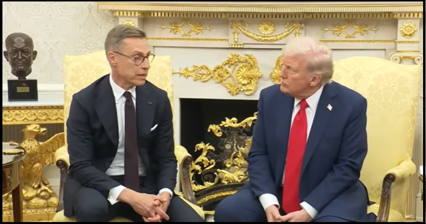 NextImg:President Trump Holds a Bilateral Discussion with Finland President Alexander Stubb - The Last Refuge