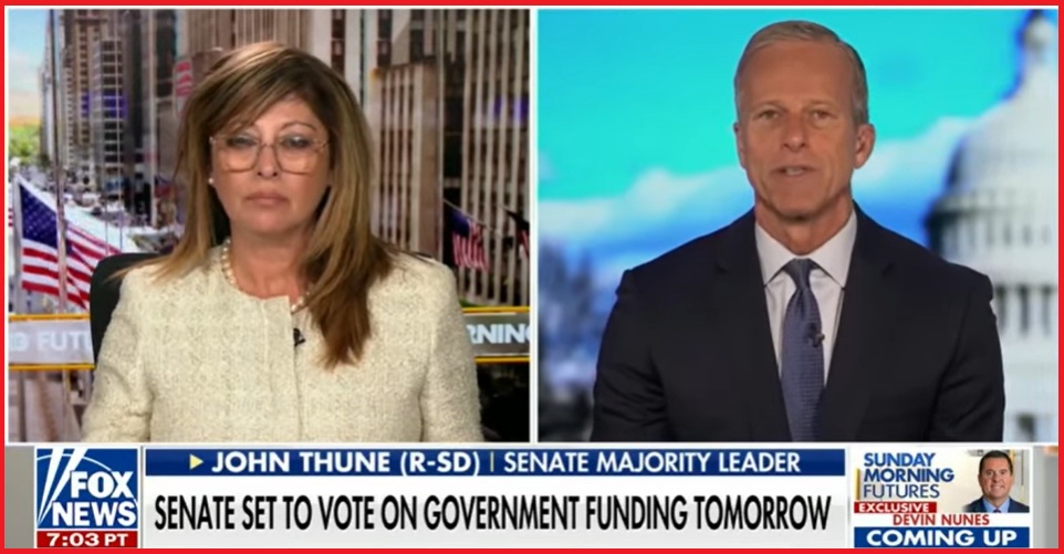 NextImg:Sunday Talks - Senate Leader John Thune Outlines Current Status of Democrat Govt Shutdown - The Last Refuge