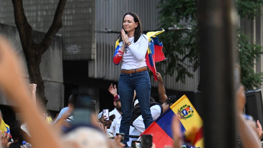 NextImg:Venezuela Opposition Candidate Maria Corina Machado is Awarded the Nobel Peace Prize - The Last Refuge