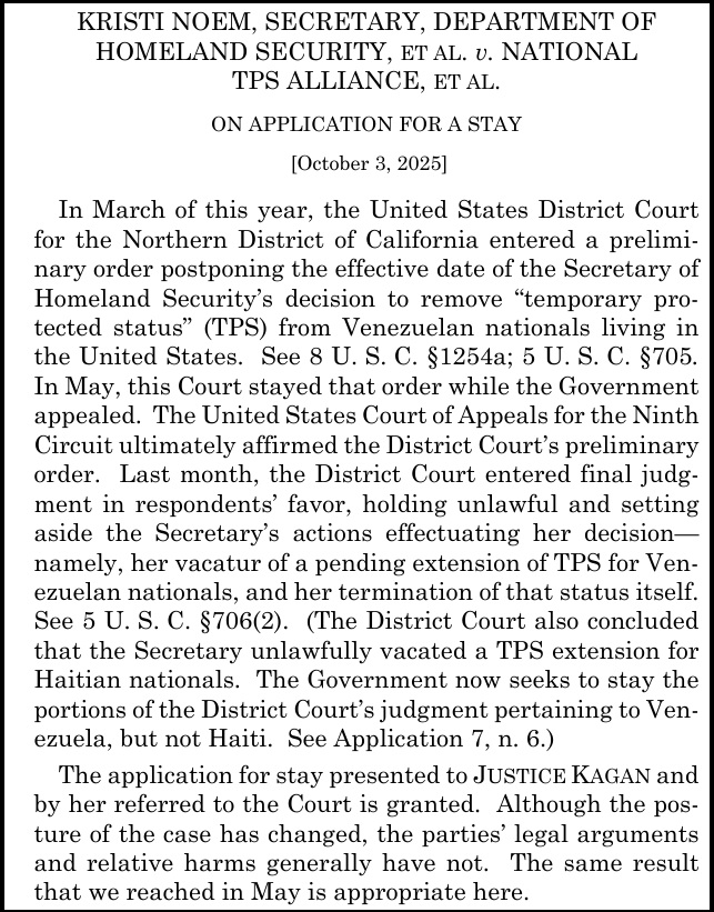 NextImg:Supreme Court Affirms DHS Can Strip Temporary Protected Status from Venezuelan Migrants - The Last Refuge