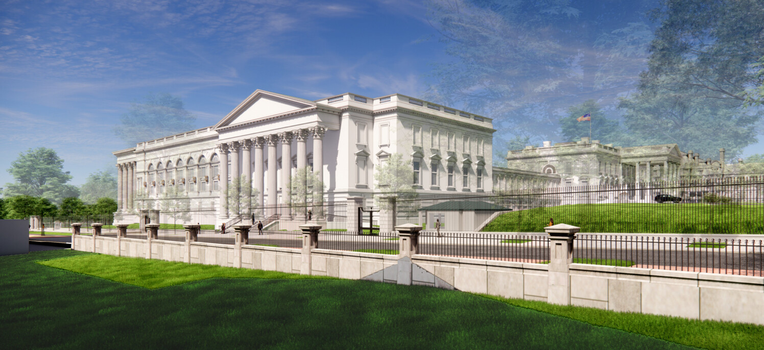theconservativetreehouse.com - Remarkable Rendering of White House Ballroom Currently Under Construction