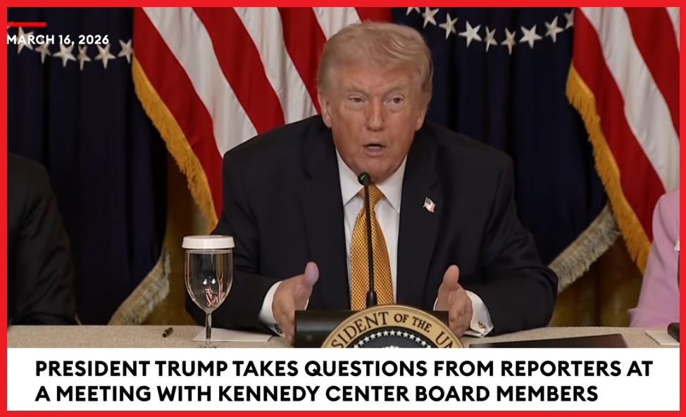 President Trump Answers Media Questions During Roundtable Luncheon