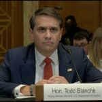 Acting AG Todd Blanche Takes a Stronger, More Oppositional Approach to Democrats During Senate Testimony