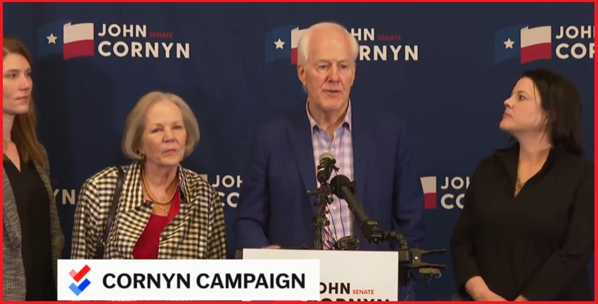 Texas AG Ken Paxton Speaks After the Triumphant Victory in Texas Republican Primary – Senator John Cornyn Delivers Somber Concession