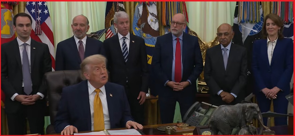 President Trump Takes Questions from the White House Press Pool